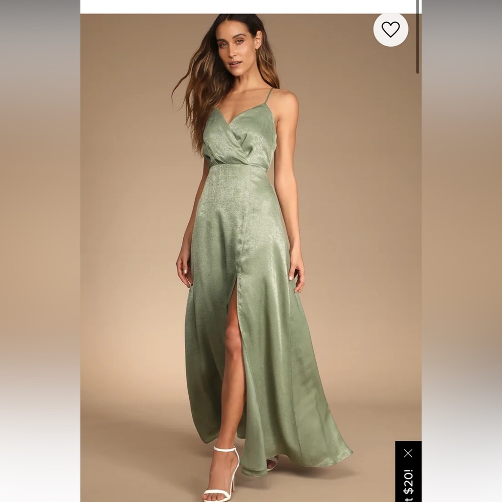 Green Bridesmaid Dress Size 8
